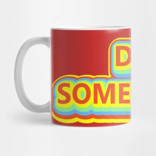 Dr. Something Graphic Band Tee Mug